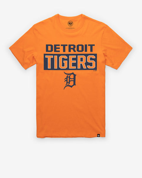 Detroit Tigers Youth Distressed Logo T-Shirt - Orange