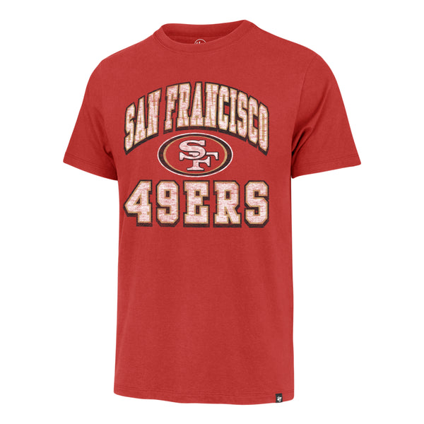 47 Men's San Francisco 49ers Scrum Logo Red T-Shirt