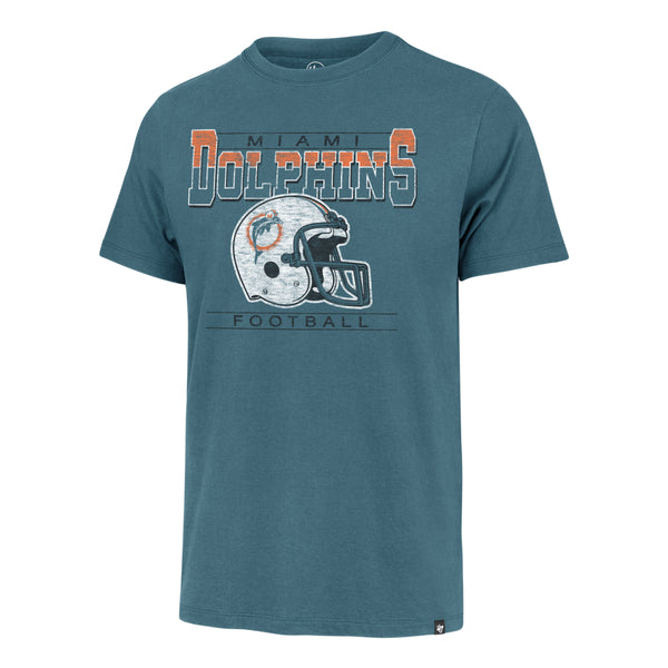 47 Brand Miami Dolphins Long Sleeve Tee - Teal Blue - Small