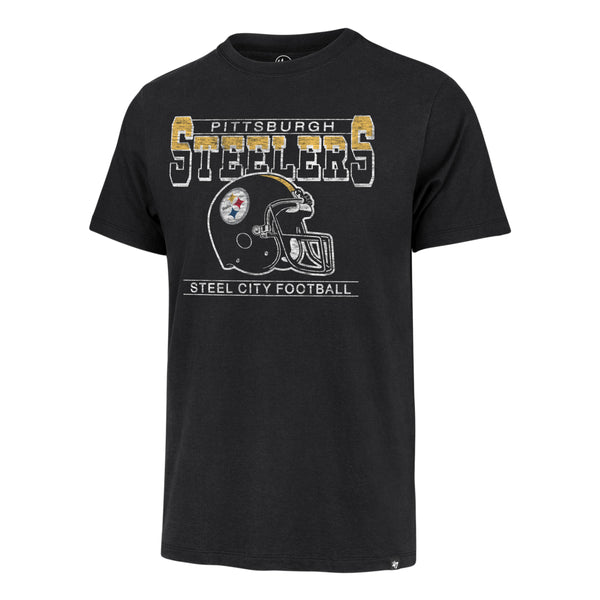 Men's '47 Black New Orleans Saints Gridiron Classics Time Lock Franklin T-Shirt Size: Small