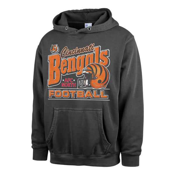 47 Brand Men's Black Cincinnati Bengals Shortstop Pullover Hoodie