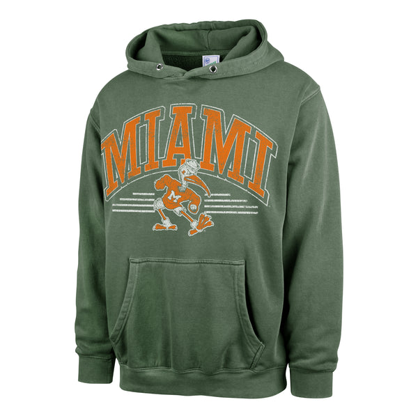 Miami Dolphins '47 Throwback Lacer Pullover Hoodie - Black