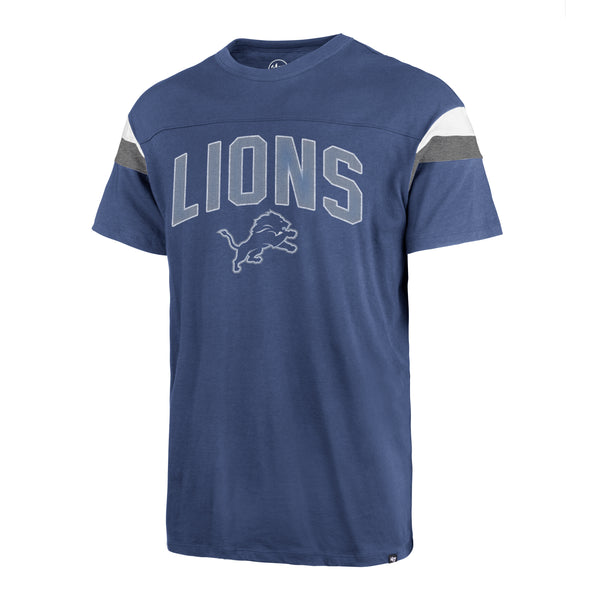 Detroit Lions 47 Brand Women's MVP Vintage Grey T-Shirt - Detroit