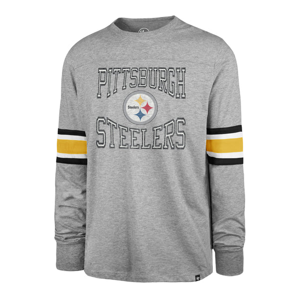 47 Pittsburgh Steelers Black Scrum Long Sleeve Fashion T Shirt