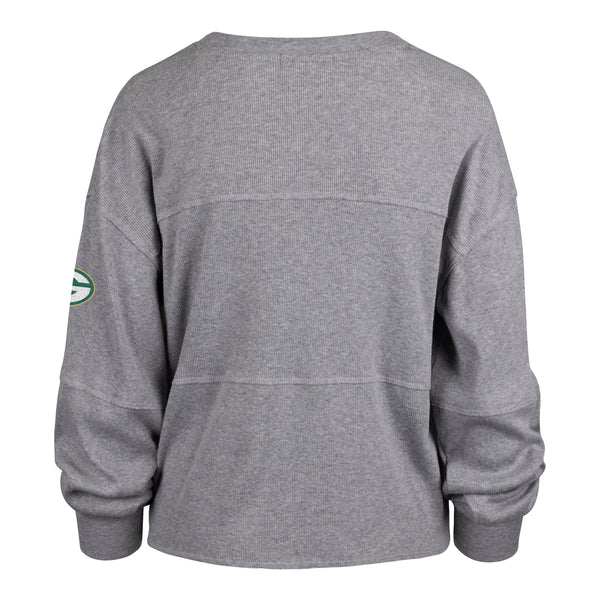 '47 Women's Green Bay Packers Tomcat White Long Sleeve T-Shirt