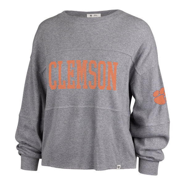 47 Women's New England Patriots Jada Grey Long Sleeve T-Shirt