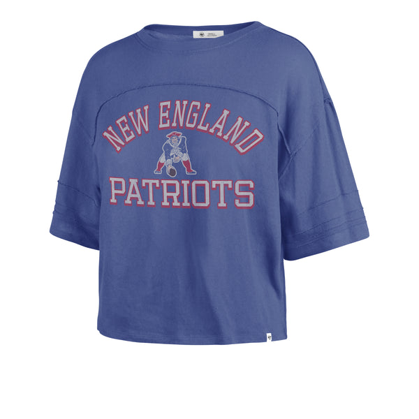 Women's NFL New England Patriots Raw Edge Hoodie