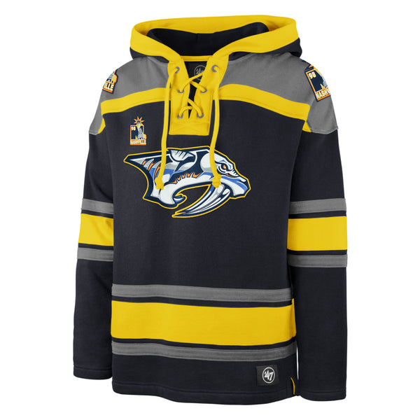 NASHVILLE PREDATORS VINTAGE RETRO FREEZE SUPERIOR '47 LACER HOOD