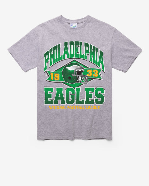 Philadelphia Eagles 47 Brand Green Vintage Tubular Logo T-Shirt