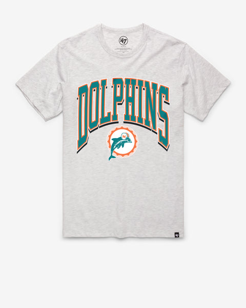 47 Women's Miami Dolphins Franklin Legacy Grey T-Shirt