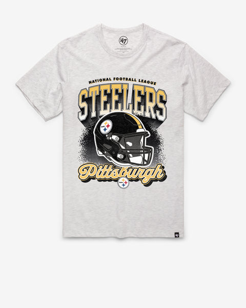 Pittsburgh Steelers '47 Brand Fieldhouse Short Sleeve White T-Shirt