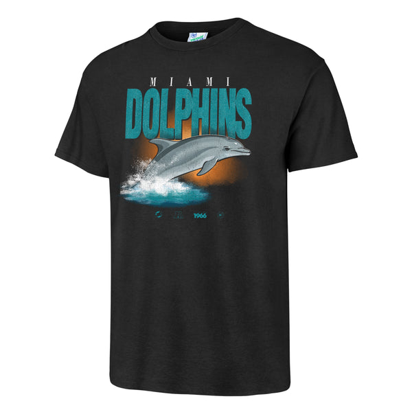 Miami Dolphins tie dye shirt short sleeve '47 Brand tee T Shirt throwback  new