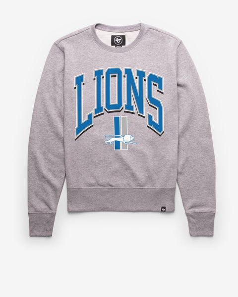 Detroit Lions '47 Field Franklin Hooded Long Sleeve T-Shirt - Blue