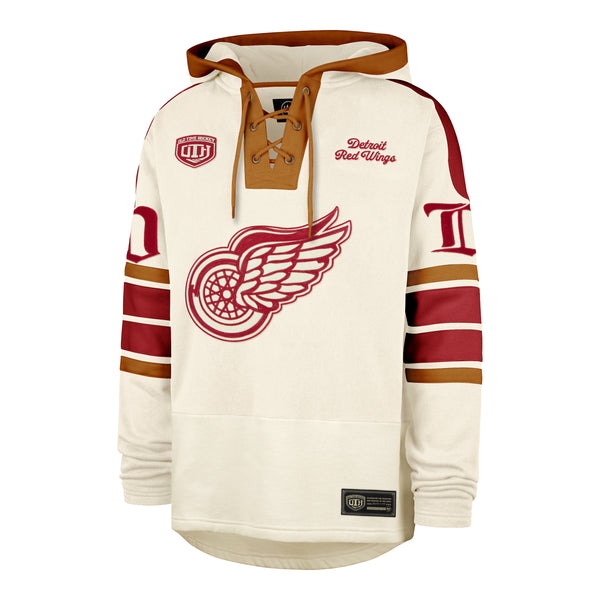 Red wings jersey hoodie on sale