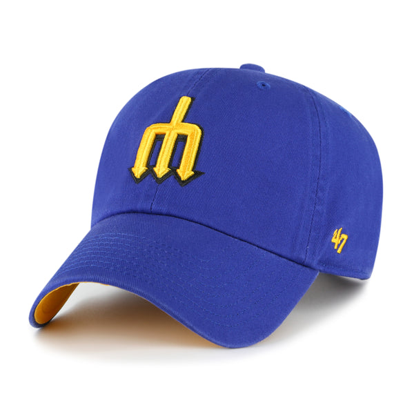 Seattle Mariners Retro T Shirt Tee Youth Small Blue MLB Baseball 47 Brand