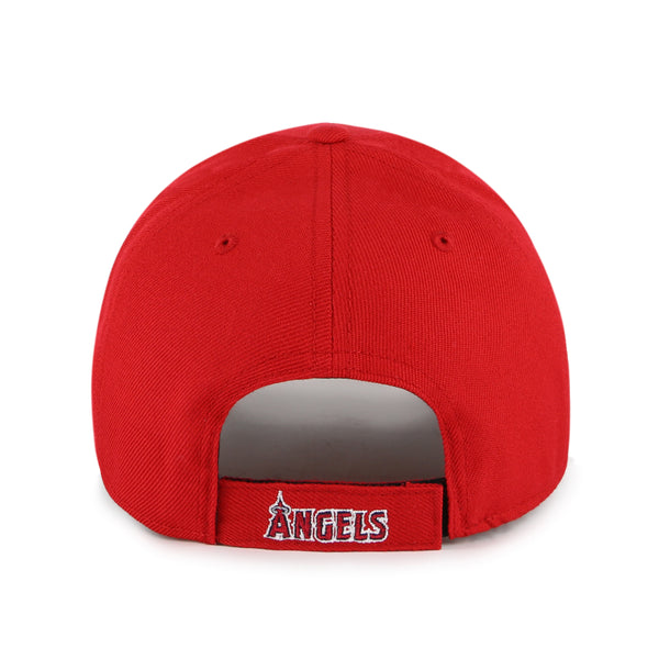 Youth FLAT BRIM Los Angeles Angels Home Red Hat Cap MLB Adjustable