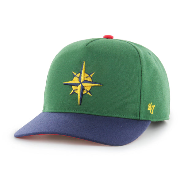 Seattle Mariners 47 Brand Mckinley Stretch Fit Hat - Cooperstown