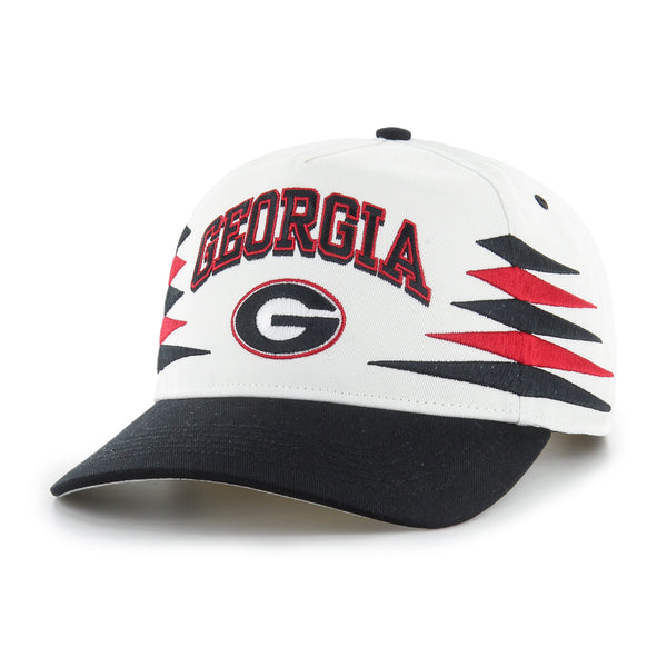 Men's '47 Red Georgia Bulldogs Overhand Script MVP Snapback