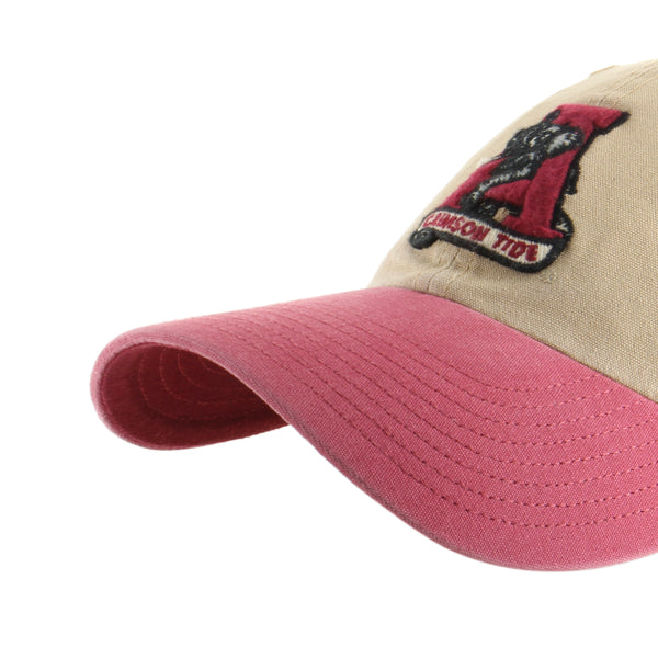 San Francisco 49ers '47 Ashford Clean Up Adjustable Hat - Khaki/Red