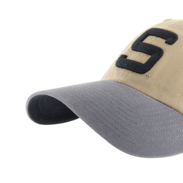 San Francisco 49ers '47 Ashford Clean Up Adjustable Hat - Khaki/Red