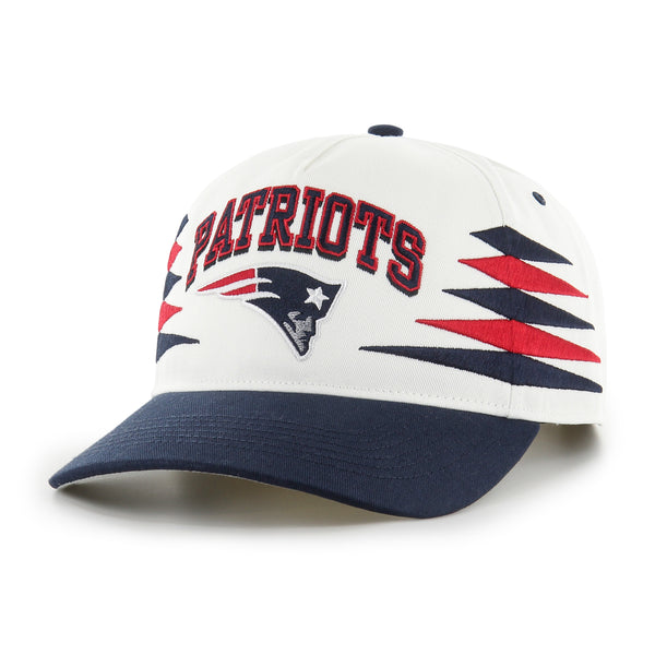 NEW ENGLAND PATRIOTS 47’ BRAND MESH BACK BLUE TRUCKER HAT FITTED CAP SIZE  S-M