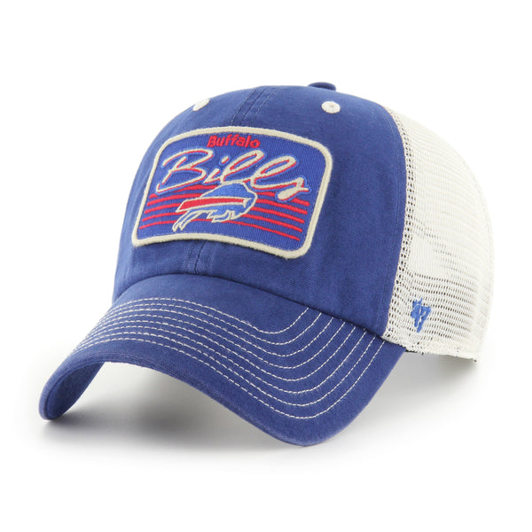 Buffalo Bills 47 Brand Gray White Mesh Trucker Snapback Hat