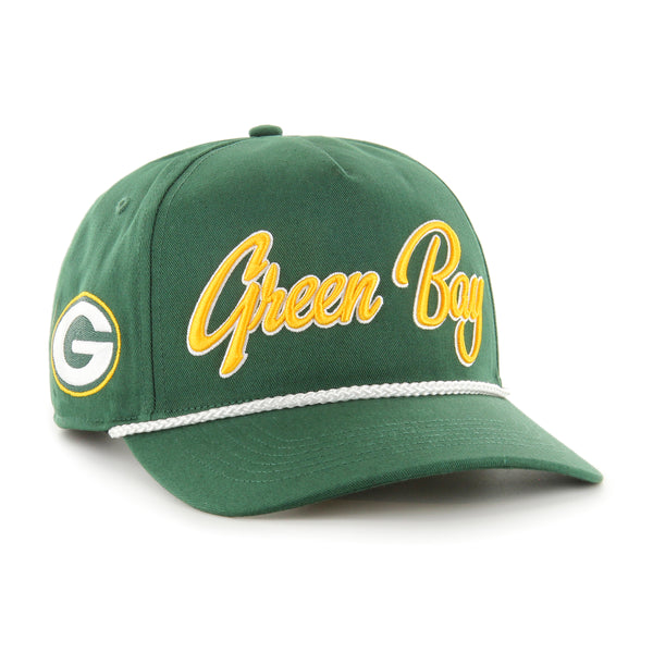 Rope  Mens 47 Brand Green Bay Packers Overhand Script Two Tone