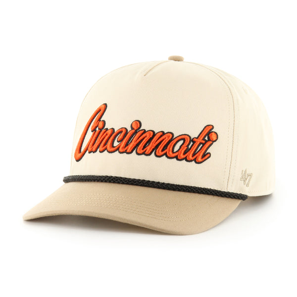 Cincinnati Bengals Artwork: Two-Tone Heather Snapback Cap Square Patch Hat