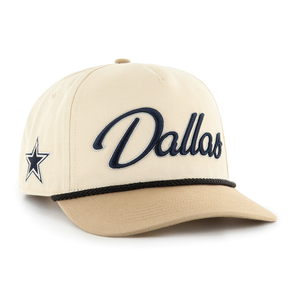 Men's '47 Navy/Natural Dallas Cowboys Five Point Trucker Clean Up  Adjustable Hat