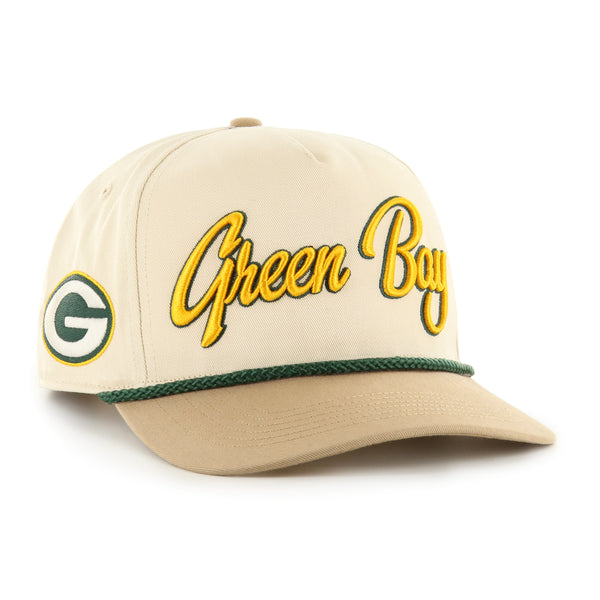 Men's '47 Green/Gold Green Bay Packers Crosstown Two-Tone Hitch Adjustable Hat