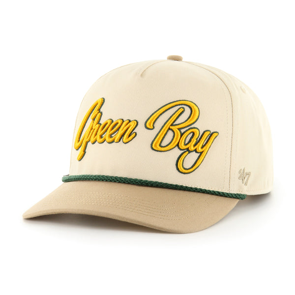 47 Brand Green Bay Packers Ring Tone Hitch Snapback Hat - Green - MODA3