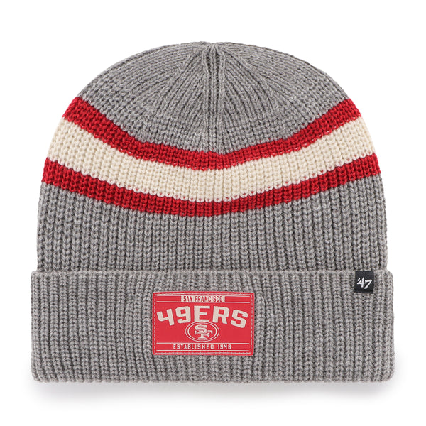 New Era Basic Team Beanie - San Francisco 49ers/Charcoal/Red - New Star