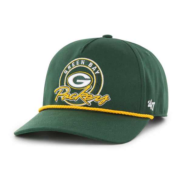 47 Brand Green Bay Packers Ring Tone Hitch Snapback Hat - Green - MODA3