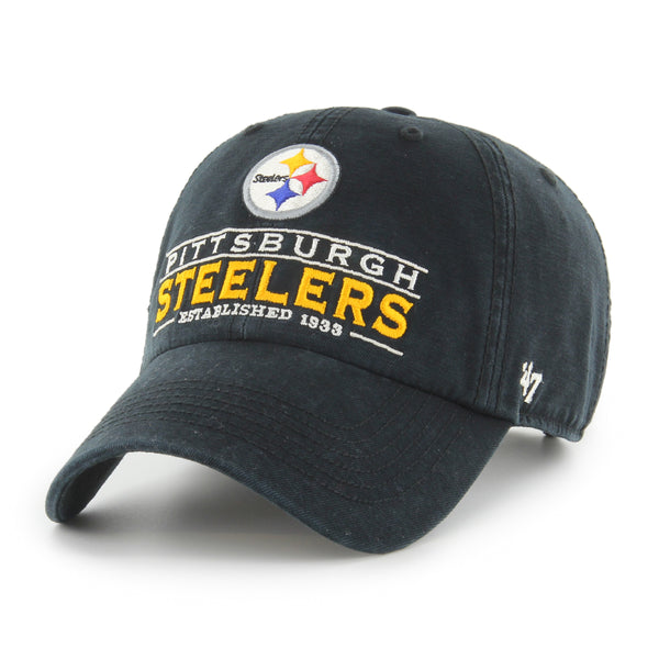 Pittsburgh Steelers 1933 Adjustable Corduroy Cap (Charcoal)