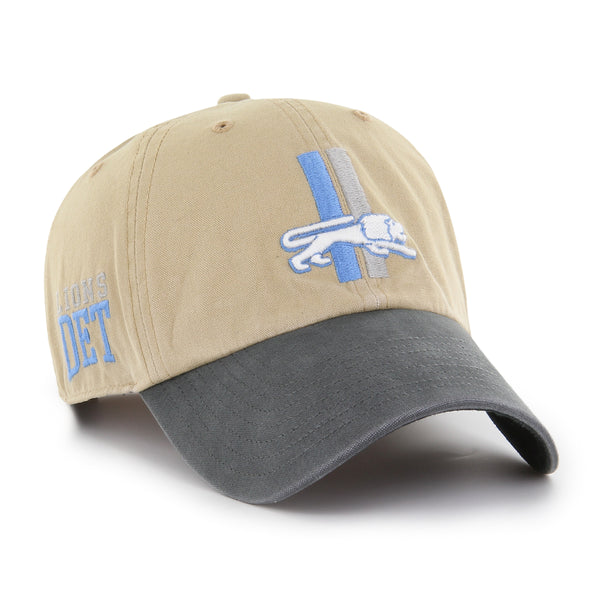 Men's '47 Gray Detroit Lions Legacy Franchise Fitted Hat