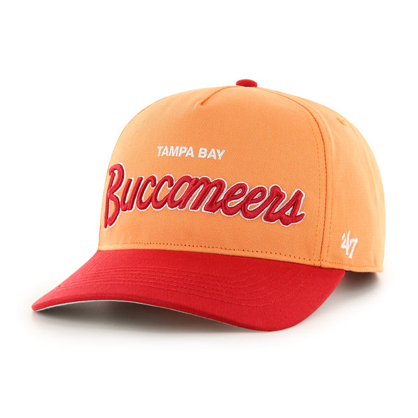 Men's '47 Orange/Red Tampa Bay Buccaneers Crosstown Two-Tone Hitch Adjustable Hat