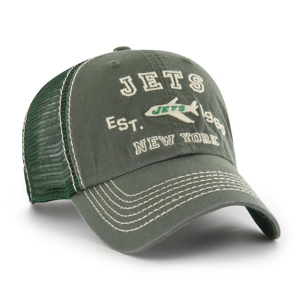 Men's '47 White New York Jets Clean Up Adjustable Hat