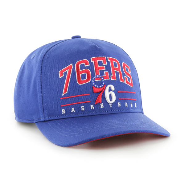 47 Philadelphia 76ers Overhand Script MVP Adjustable Hat - Blue