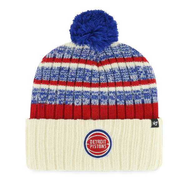 Buffalo Bills Men's Retro 47 Natural Cuffed Pom Knit Hat