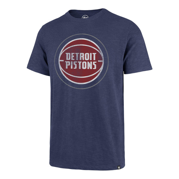 Detroit Tigers White Wash Scrum Men's T-Shirt - Vintage Detroit Collection