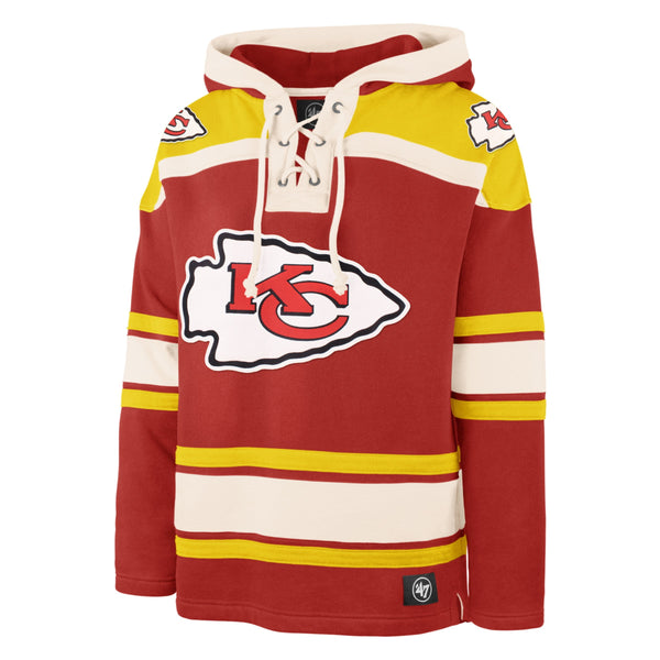 47 Men's Kansas City Chiefs Lacer Hoodie - Red - M