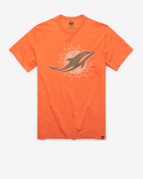 Dolphins - Miami , Old - Logo T Shirt 100% Pure Cotton Classic Retro Vintage