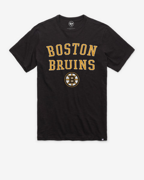 Men's Boston Bruins '47 Black Superior Lacer Pullover Hoodie