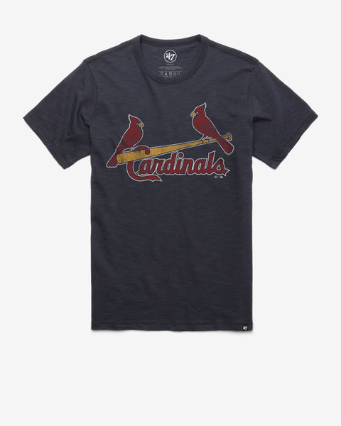 T-Shirt  Mens 47 Brand St. Louis Cardinals Grit Scrum Tee Fall