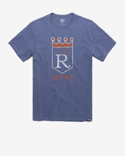 Kansas City Royals 47 Brand Cooperstown Blue Vintage Logo Scrum T