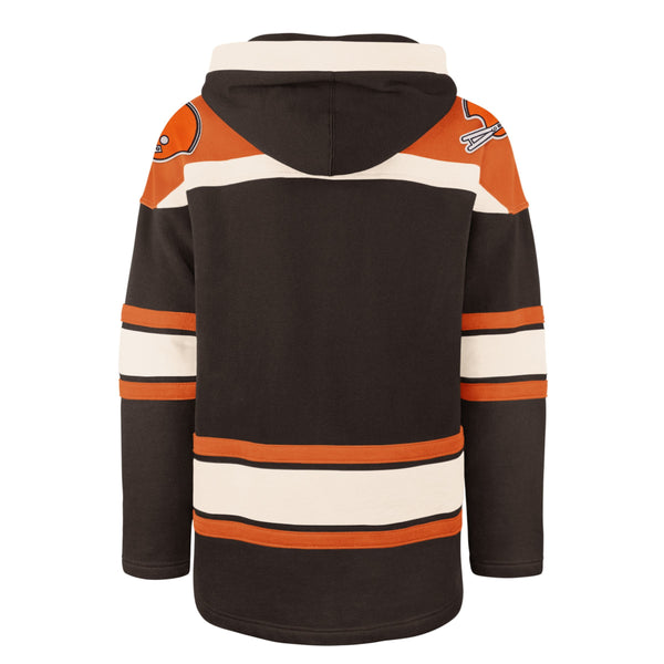 Lids Cleveland Browns '47 Premier Nico Pullover Hoodie - Brown