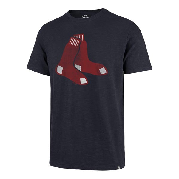 Navy Off Set Scrum Tee – Worcester Red Sox