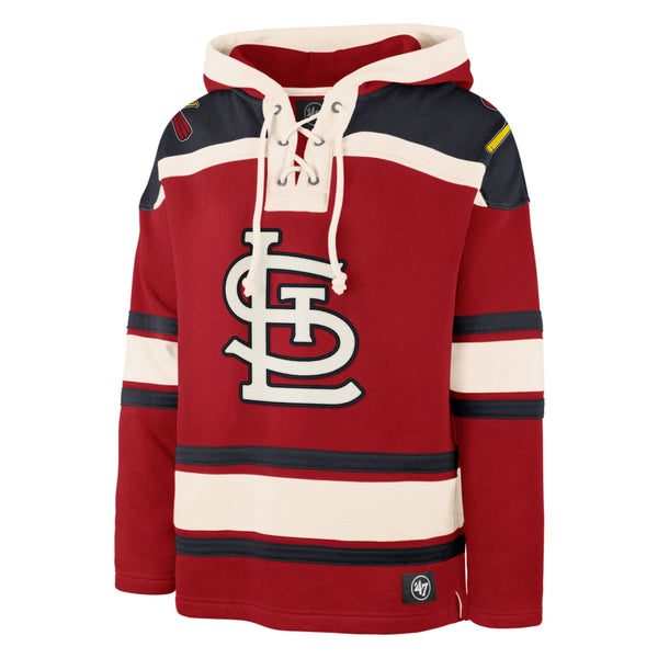 Men's 47 BRAND St. Louis Cardinals Night Vision SUPERIOR LACER HOODIE Size  XL
