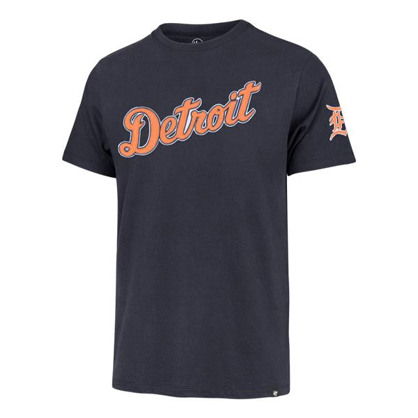 Detroit Tigers Youth Distressed Logo T-Shirt - Orange