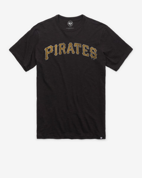 47 Men's Pittsburgh Pirates Black Grit Scrum T-Shirt